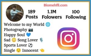 Sad Bio For Instagram For Boys