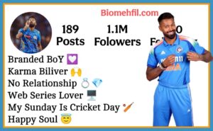 Cricket Lover Bio For Instagram 