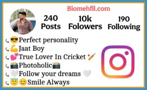 Jaat Bio For Instagram 