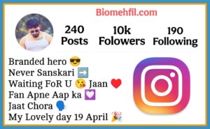 Jaat Bio For Instagram With Emoji 