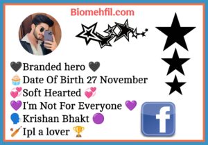 Stylish Facebook Bio For Boys 