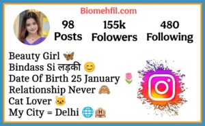 Instagram Bio For Girls 