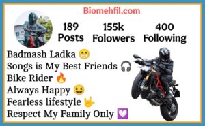 Instagram Bio For Bike Rider
