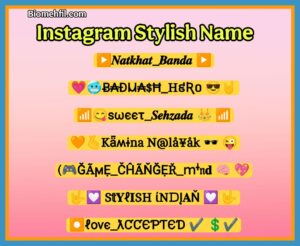 Instagram Stylish Name 