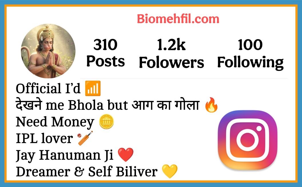 Jay Hanuman Ji Instagram Bio