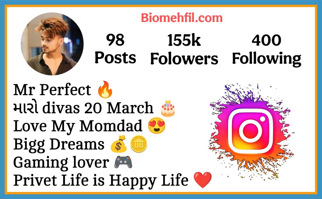 Instagram Bio In Gujarati