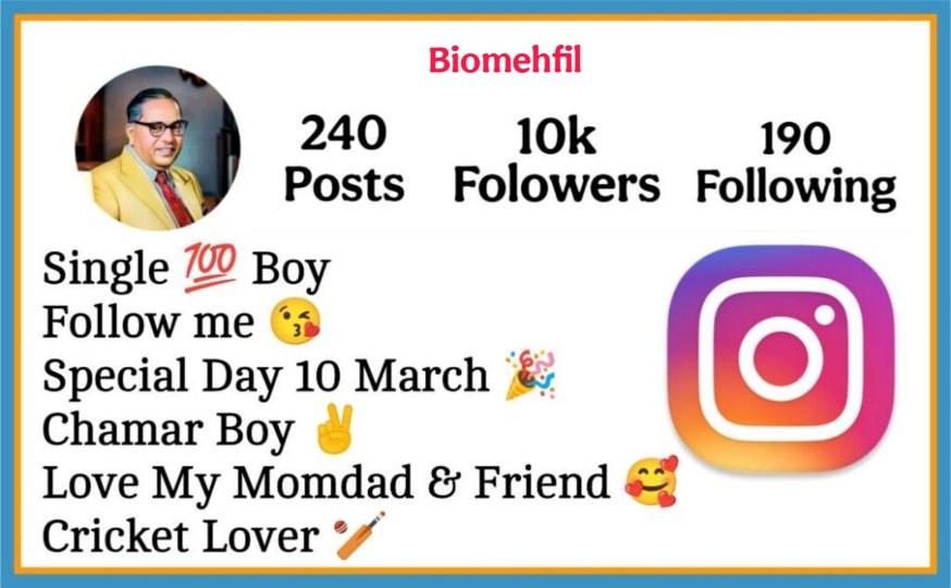 Chamar Bio For Instagram
