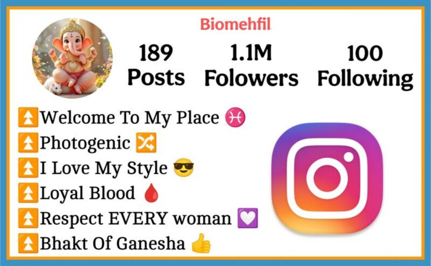 Ganpati Bappa Bio For Instagram