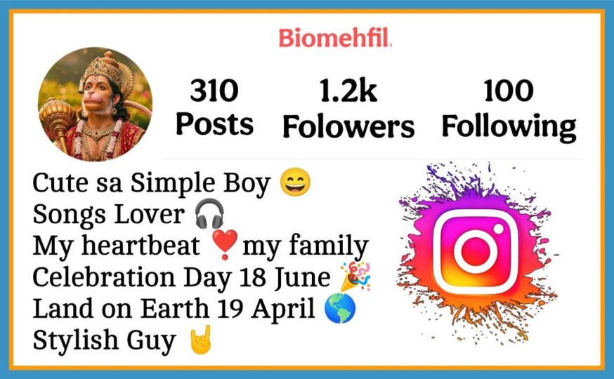 Hanuman ji Bio For Instagram 