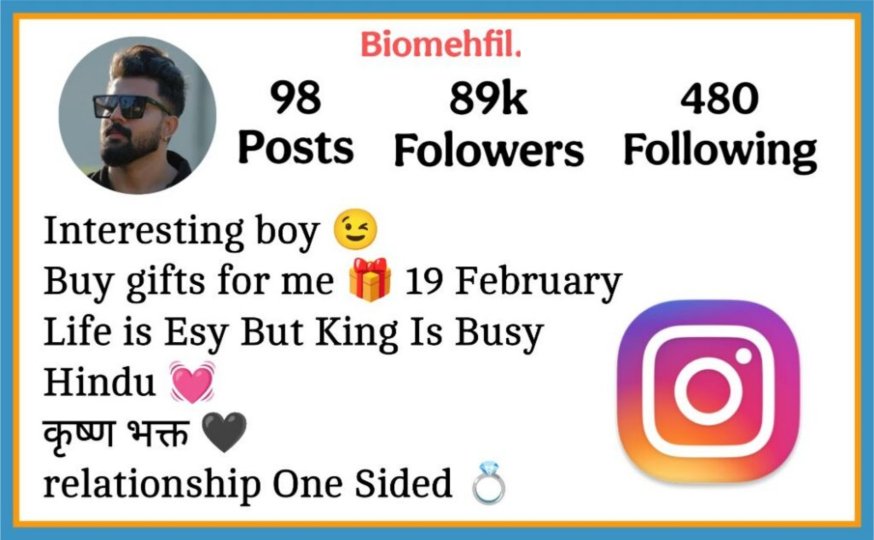 Hindu Bio For Instagram