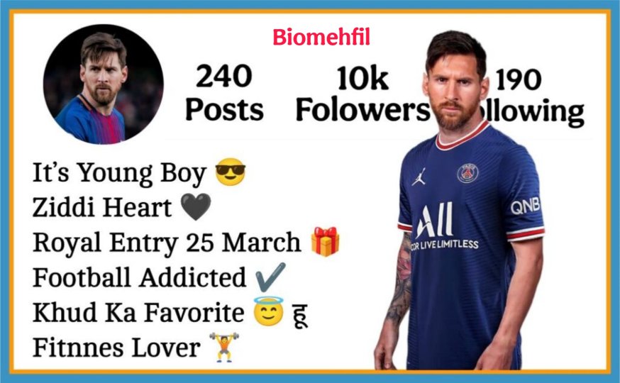 Instagram Bio Football Lovers