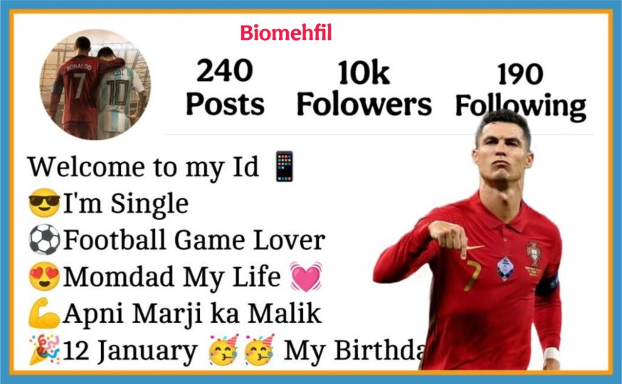 Instagram Bio Football Lovers