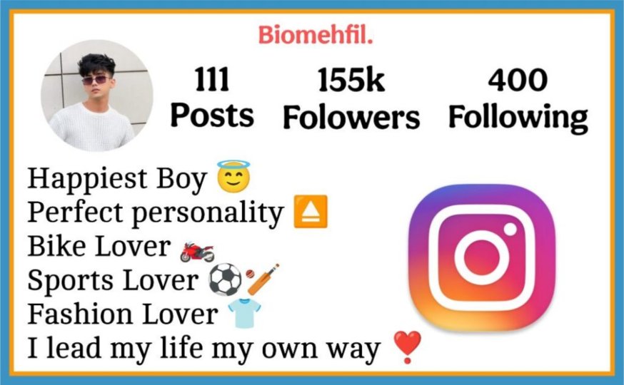 Instagram Bio For Boys