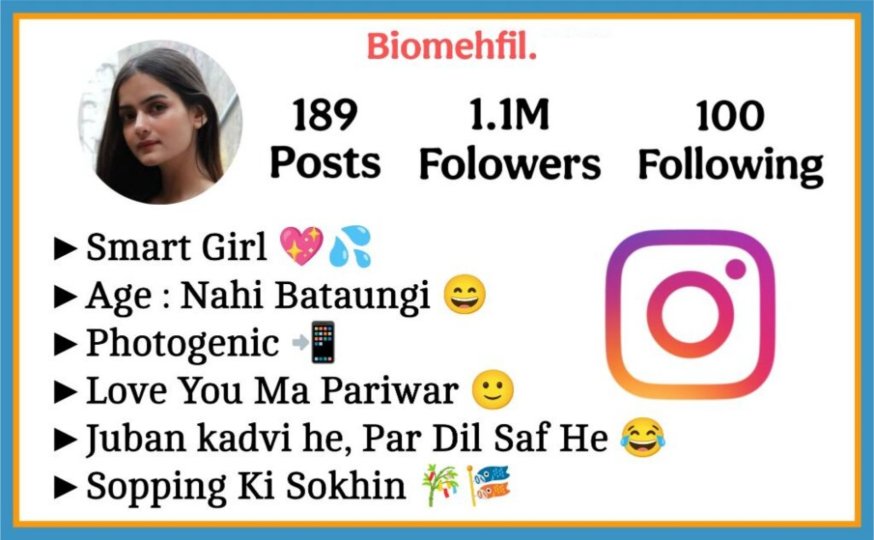 Instagram Bio For Girls