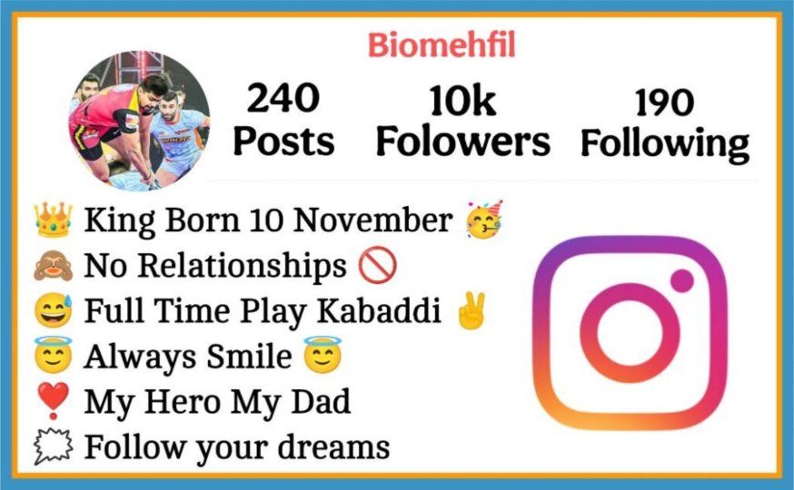 Instagram Bio For Kabaddi Lovers