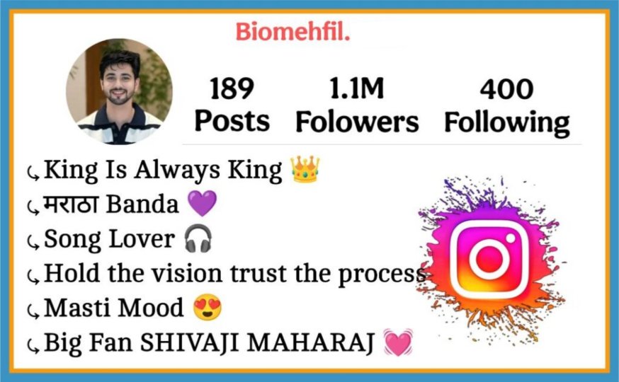 Instagram Bio In Marathi
