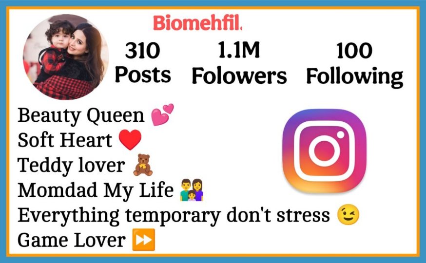 Instagram Bio Mom Dad lover