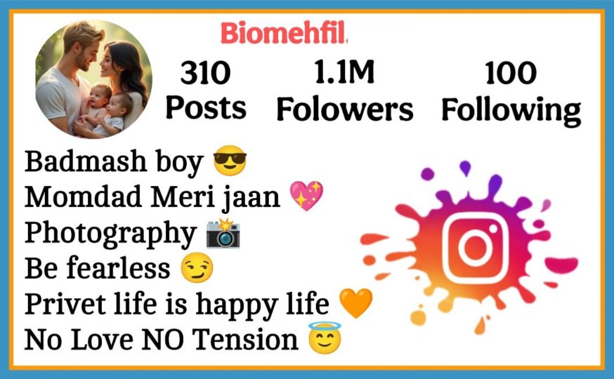 Instagram Bio Mom Dad lover