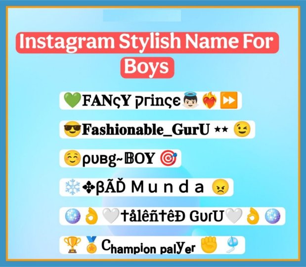 Instagram Stylish Name