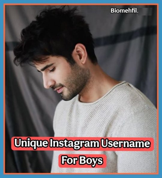 Instagram Username For Boys