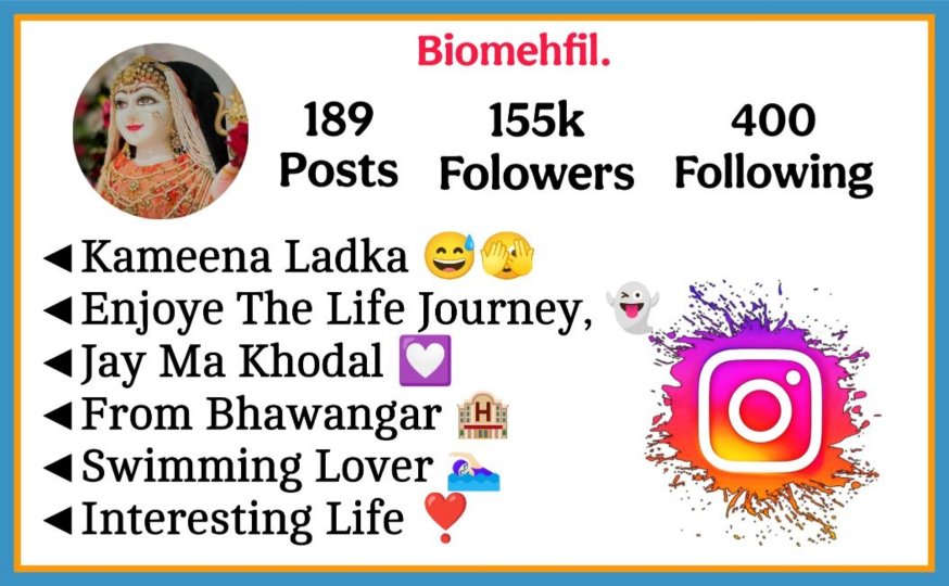 Maa Khodal Bio For Instagram