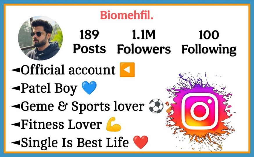 Patel Bio For Instagram