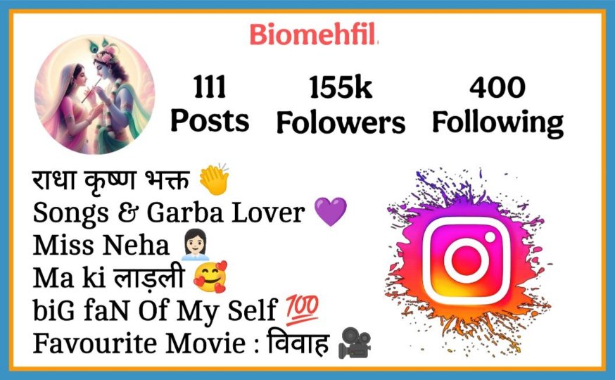 Krishna Bio For Instagram